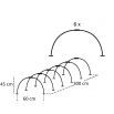 Tunel foliowy + siatka przeciw insektom - 2 w 1