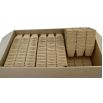 Doniczki torfowe kwadratowe 8x8 cm - 30 sztuk
