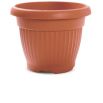 Doniczka zewnętrzna Terra śr. 25 cm + podstawka - terakota