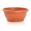 Doniczka zewnętrzna niska Terra śr. 20 cm - terakota