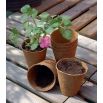 Doniczki torfowe okrągłe 8 cm śr. - 100 sztuk