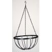 Łańcuch do koszy wiszących 35cm - czarny lakierowany