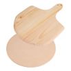 Kamień ceramiczny do pizzy z drewnianą łopatką - okrągły śr. 33 cm