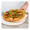 Kamień ceramiczny do pizzy z drewnianą łopatką - okrągły śr. 33 cm