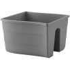 Donica balustradowa Wave - 30 cm - antracyt