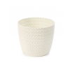 Osłonka okrągła Magnolia Jersey - 19 cm - kremowa