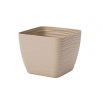Osłonka kwadratowa Sahara petit - 13 cm - cafe latte