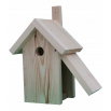 Budka lęgowa dla ptaków - sikorek, wróbli i kowalików - surowa