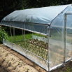 Tunel foliowy ogrodowy z wentylacją boczną - 4,0 x 6,25 m