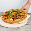 Kamień ceramiczny do pizzy z drewnianą łopatką - okrągły śr. 33 cm