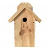 Budka lęgowa dla ptaków do montowania na ścianach i murach - sikorek, wróbli i kowalików - surowa