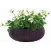 Doniczka niska Cozies - misa - śr. 54 cm - ciemnofioletowa