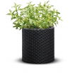Doniczka okrągła średnia - śr. 36 cm - Cylinder Planter - antracyt