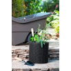 Doniczka okrągła średnia - śr. 36 cm - Cylinder Planter - antracyt