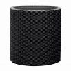 Doniczka okrągła średnia - śr. 36 cm - Cylinder Planter - antracyt