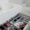Organizer do szuflady - Infinity S - 0,45 litra - jasny szary