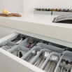 Organizer do szuflady - Infinity S - 0,45 litra - jasny szary