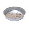 Foremka aluminiowa do pieczenia - okrągła - do tart owocowych, jabłeczników i biszkoptów - 1,36 l