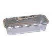 Foremka aluminiowa do pieczenia - podłużna - do murzynka, brownie i bloku czekoladowego - 865 ml