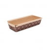 Foremka papierowa do pieczenia Plumcake - prostokątna - 17 x 11 x 4,5 cm - 5 szt.