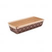 Foremka papierowa do pieczenia Plumcake - prostokątna - 21,6 x 9 x 3 cm - 20 szt.