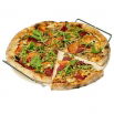Okrągły kamień do pizzy z uchwytem i nożykiem - 33 cm