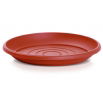 Doniczka zewnętrzna niska Terra + podstawka - 20 cm - terakota