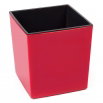 Doniczka kwadratowa Juka - 19 cm - czerwona
