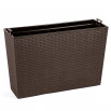 Kwietnik Werbena - 19 x 56 cm - rattan mokka