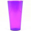 Osłonka wysoka z wkładem Vulcano Tube - 15 cm - fioletowa transparentna + jagodowy wkład