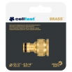 Przyłącze mosiężne uniwersalne z gwintem wewnętrznym BRASS - 1/2" - 3/4" - CELLFAST