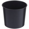 Osłonka wysoka z wkładem Vulcano Tube - 20 cm - żółta transparentna + czarny wkład
