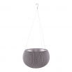 Doniczka wisząca Cozies M - śr. 36 cm - fioletowa