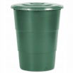 Zbiornik na deszczówkę z podstawą, kranem, zbieraczem wody i uzdatniaczem - Eco Tank - 200 l - zielony leśny - DOSTAWA GRATIS!