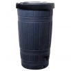 Zbiornik na deszczówkę z podstawą, pojemnik na wodę - Woodcan - 265 l - czarny - DOSTAWA GRATIS!
