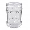 Słoje zakręcane szklane, słoiki - fi 82 - 500 ml + zakrętki białe - 120 szt.