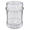 Słoiki zakręcane szklane na miód - fi 82 - 500 ml z zakrętkami "Słoiki miodu" - 8 szt.