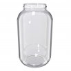 Słoje zakręcane szklane, słoiki - fi 100 - 4,25 l + zakrętki białe - 16 szt.