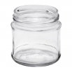 Słoiki zakręcane szklane, słoje - fi 66 - 200 ml ze złotymi zakrętkami - 12 szt.