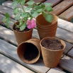 Doniczki torfowe okrągłe 8 cm śr. - 2800 sztuk