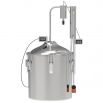 Destylator Convex ze stali nierdzewnej - 30 litrów - z 1 odstojnikiem
