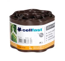 Obrzeże trawnikowe brązowe - 10cm, 9m - CELLFAST
