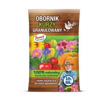 Obornik kurzy granulowany - 100% ekologiczny - Florovit - 10 litrów