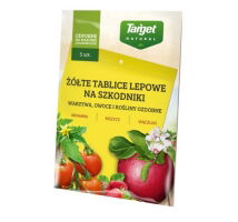 Żółte tablice lepowe duże - na mszyce, mączliki, miniarki i inne szkodniki - Target - 5 szt.