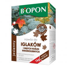 Nawóz jesienny do iglaków - Biopon - 1 kg
