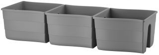 Donica balustradowa Wave - 30 cm - antracyt