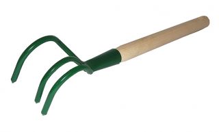 Spulchniacz - pazurki z drewnianą rączką - 30 cm
