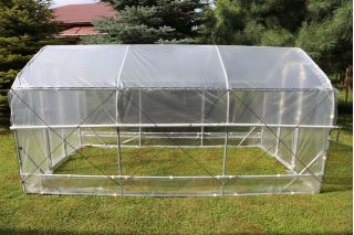 Tunel foliowy ogrodowy z wentylacją boczną - 2,0 x 5,0 m