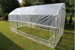 Tunel foliowy ogrodowy z wentylacją boczną - 2,0 x 5,0 m
