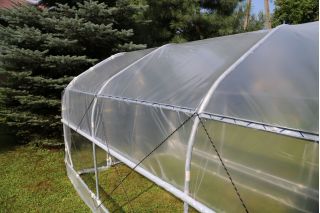 Tunel foliowy ogrodowy z wentylacją boczną - 2,0 x 6,25 m